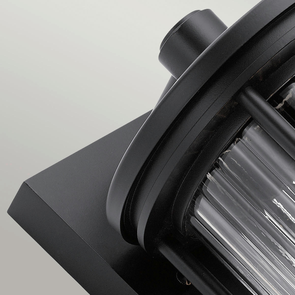 VÄGGLAMPA FÖR UTOMHUS - svart, Klassisk, metall/glas (17.9/40.6/20.3cm) - Elstead Lighting