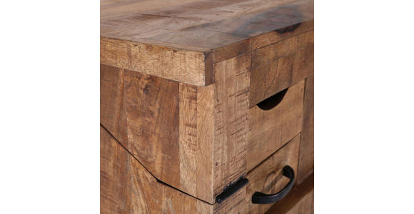 SEKRETÄR - Schwarz/Braun, LIFESTYLE, Holz (80/107/39cm) - Landscape