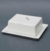 DÓZA NA MASLO porcelán keramika  - biela, Basics, keramika (12.8/5/15.7cm) - Maxwell & Williams