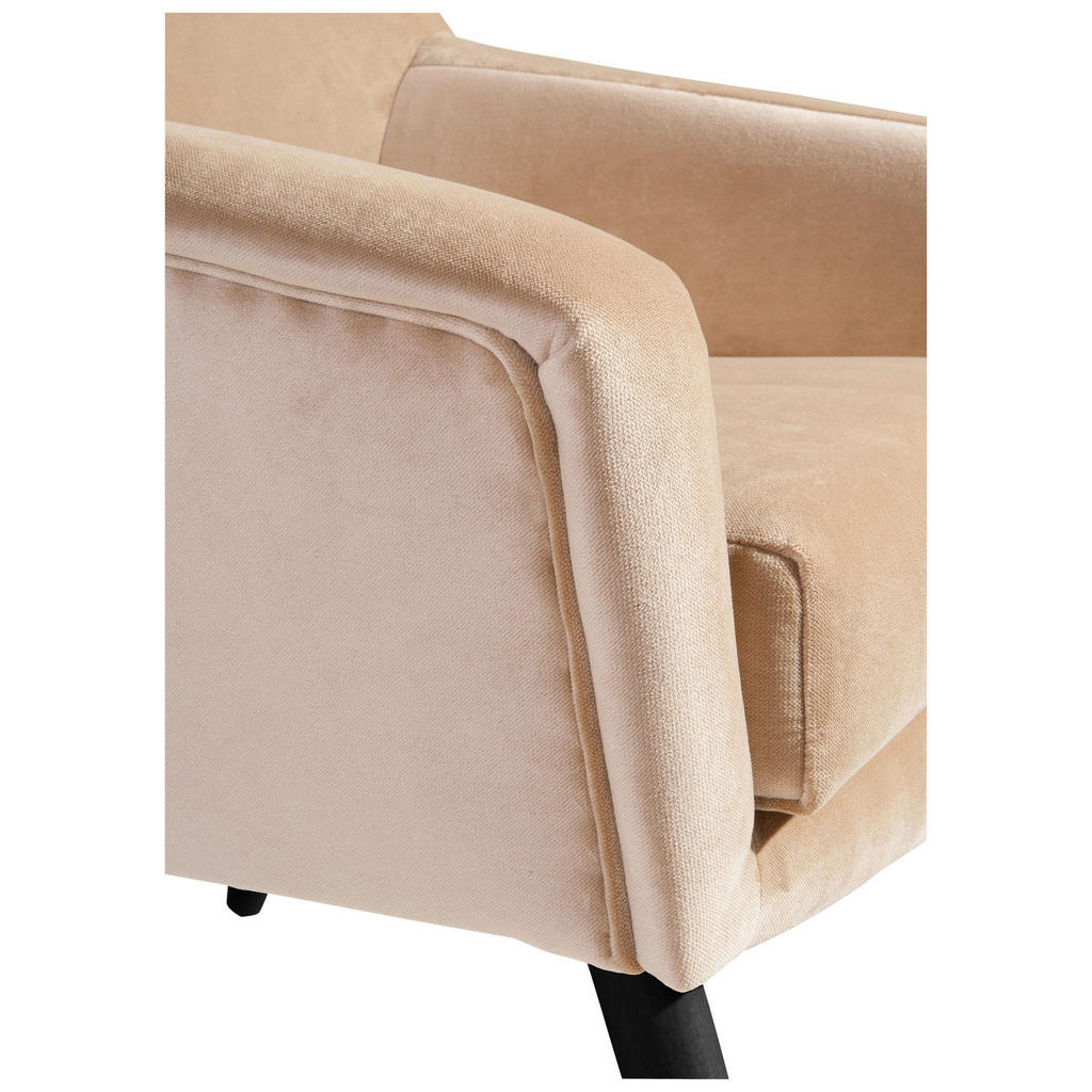 Thumbnail - Max Winzer Sessel, Schwarz, Sand, Textil, Buche, 67x81x71 cm, Goldenes M, Made in Europe, Wohnzimmer, Sessel, Polsterses...