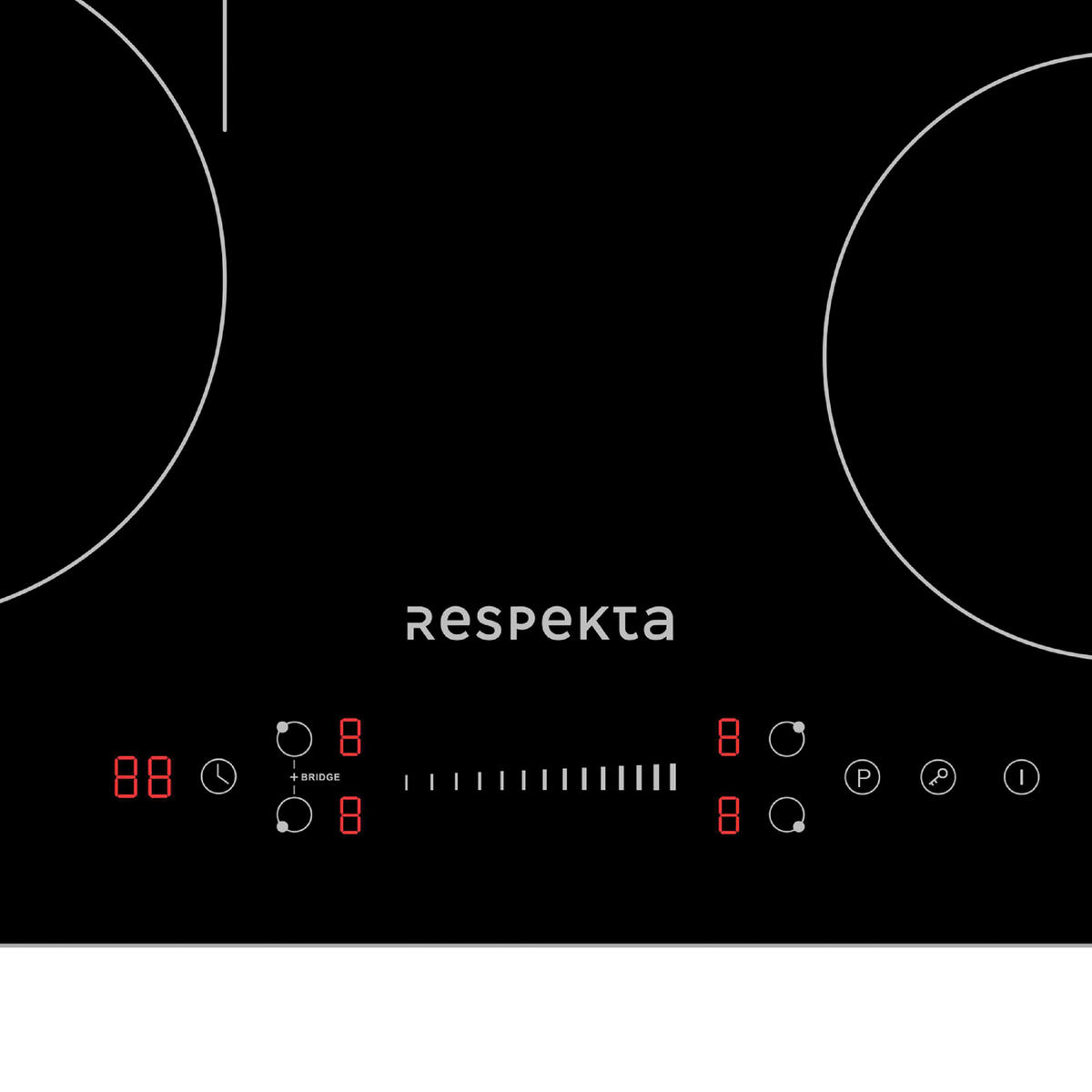 BACKOFENSET ASET1406600I  - Edelstahlfarben/Schwarz, Trend, Glas/Metall (59,5/59,5/56,5cm) - Respekta