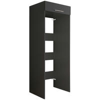 MOSÓGÉPSZEKRÉNY 67,5/200/67,5 cm  - ezüstszínű/antracit, Design, faalapú anyag/fém (67,5/200/67,5cm) - Xora