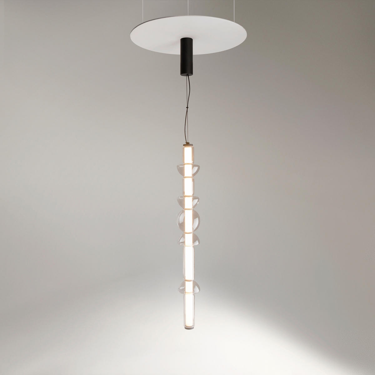 PENDELLAMPA Cosmo 98/137.5/16 cm  - svart, Design, metall (98/137.5/16cm) - MAYTONI