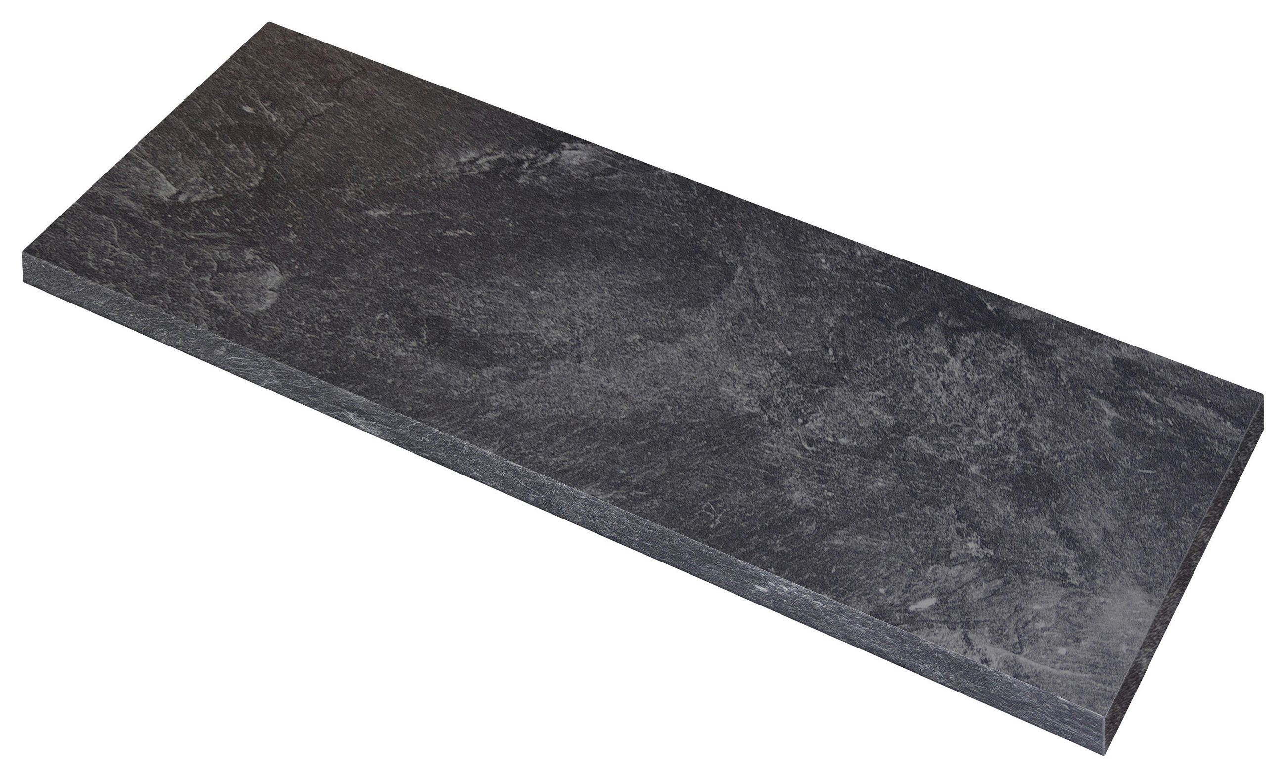 Küchenarbeitsplatte Alba 150 Cm Schiefer Doppelrund