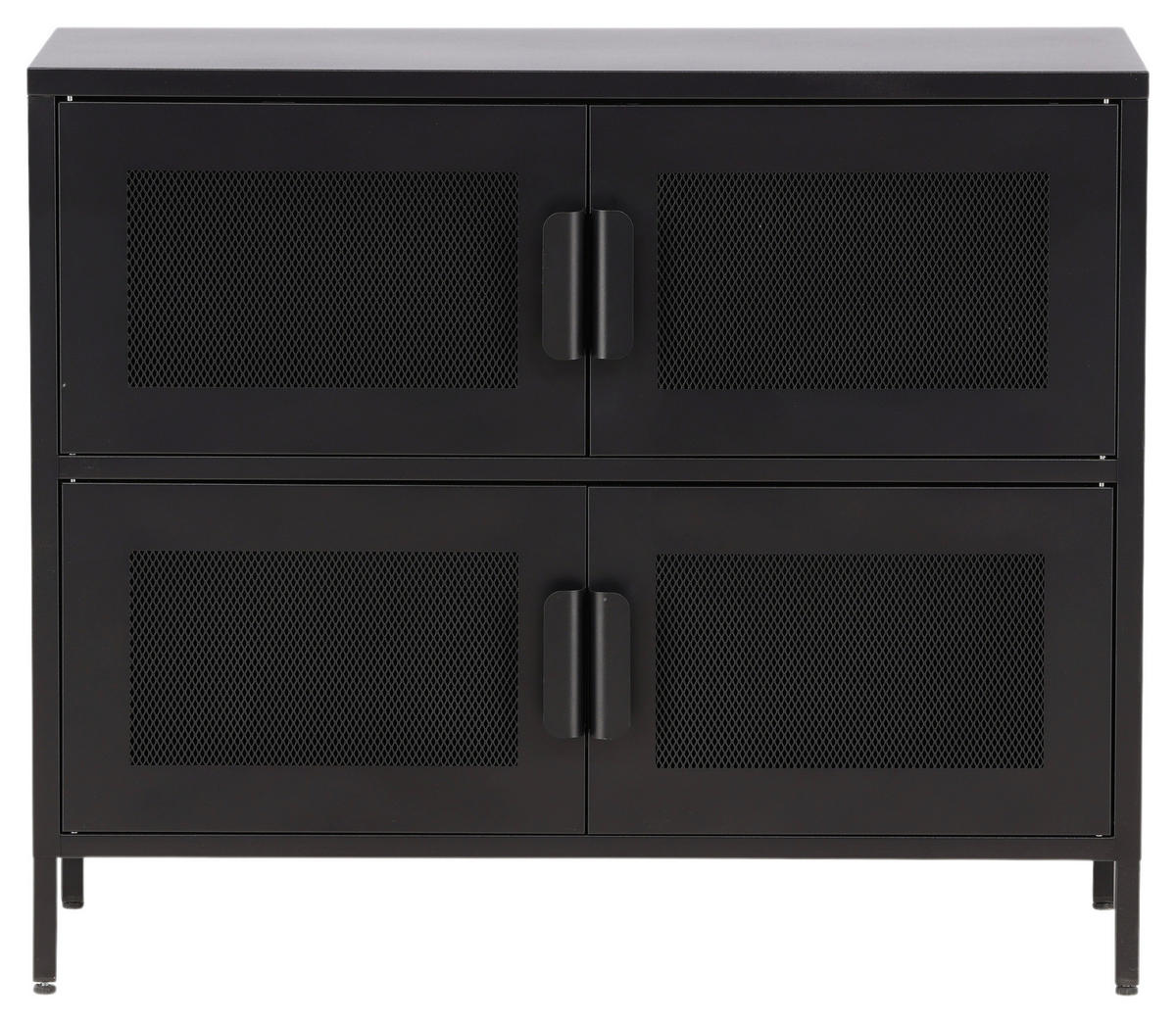 SIDEBOARD  in 90/75/40 cm  - Schwarz, Design, Metall (90/75/40cm) - Livetastic