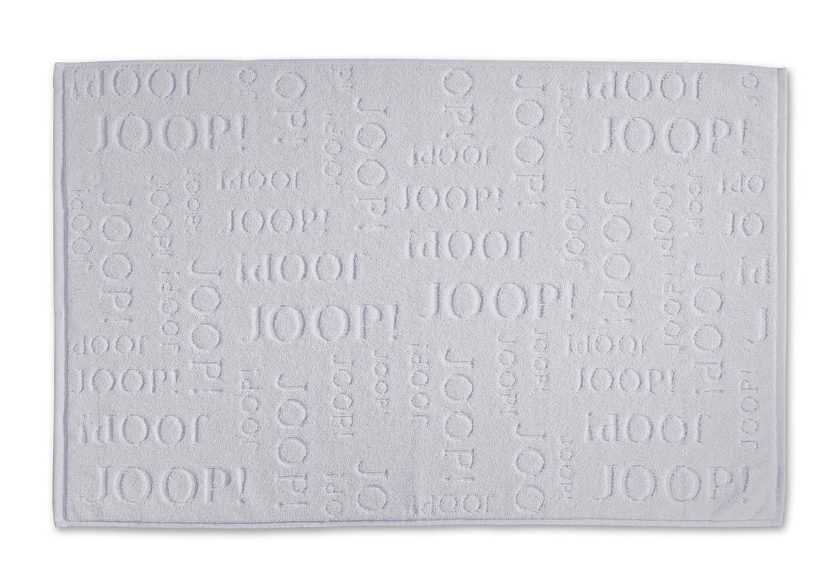 BADTEPPICH Silberfarben, Hellgrau 45/65 cm  - Silberfarben/Hellgrau, Basics, Textil (45/65cm) - Joop!