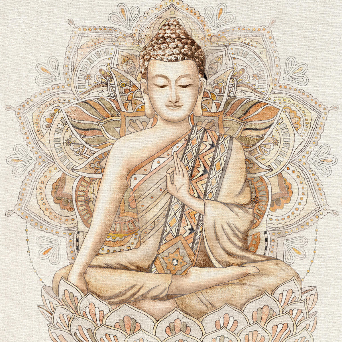 VÁSZONKÉP 80/80 cm  - Basics, textil (80/80cm)