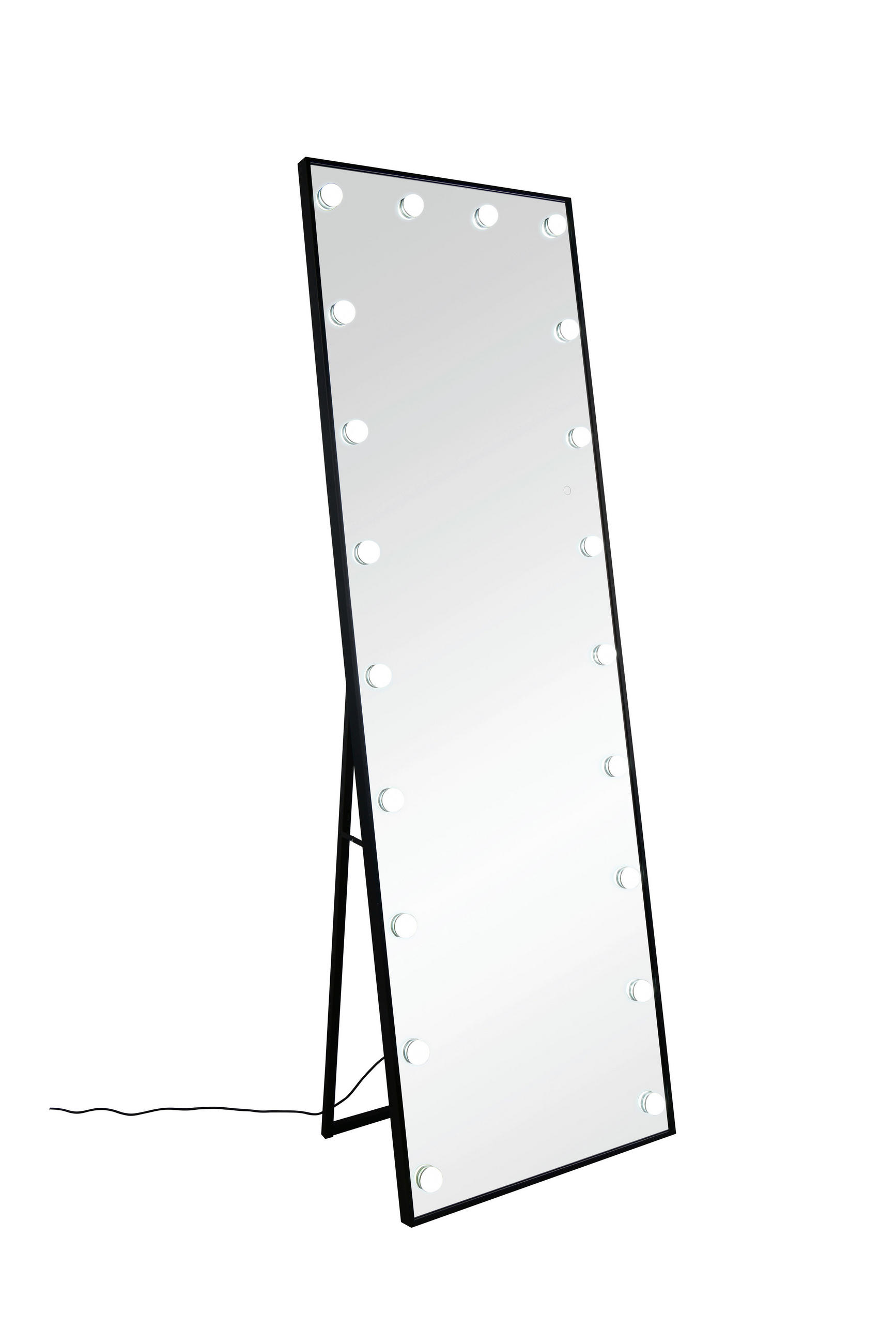 XXXLutz Standspiegel Schwarz 50x155x4.5 cm