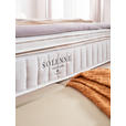 BOXSPRINGBETT 180/200 cm  in Hellgrau, Greige  - Greige/Hellgrau, Design, Textil/Metall (180/200cm) - Johann Jakob