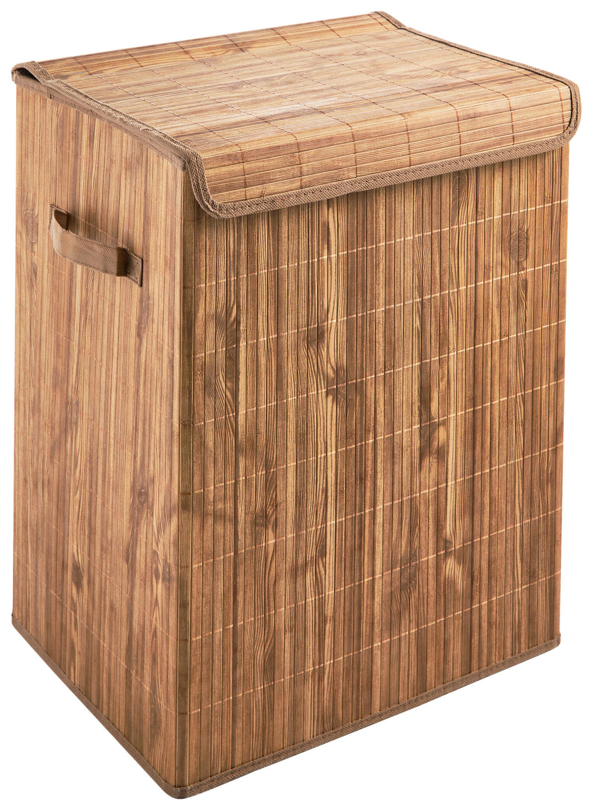 WÄSCHEKORB - Naturfarben, Basics, Karton/Holz (40/51/31cm) - Ambia Home