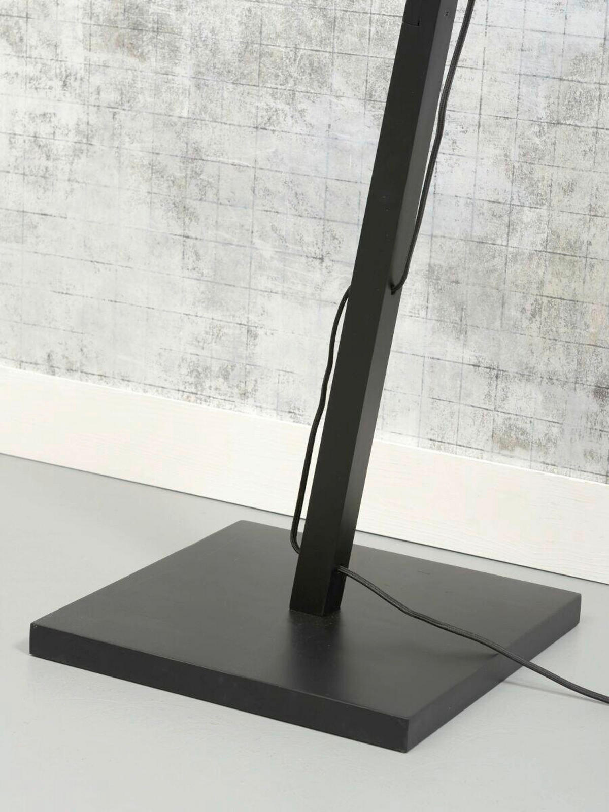 STEHLEUCHTE Industrial 58/32/150 cm  - Schwarz, Trend (58/32/150cm) - Good & Mojo