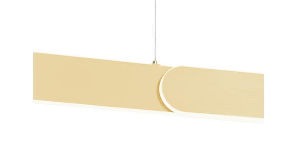 LED-HÄNGELEUCHTE  115/7,5/150 cm    - Messingfarben, Design, Metall (115/7,5/150cm) - Dieter Knoll