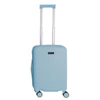 REISEKOFFER Hellblau  - Hellblau, Basics, Kunststoff/Textil (36/54/22cm) - Novel