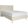 BOXSPRINGBETT 120/200 cm  in Beige  - Beige, Design, Holz/Textil (120/200cm) - Welnova