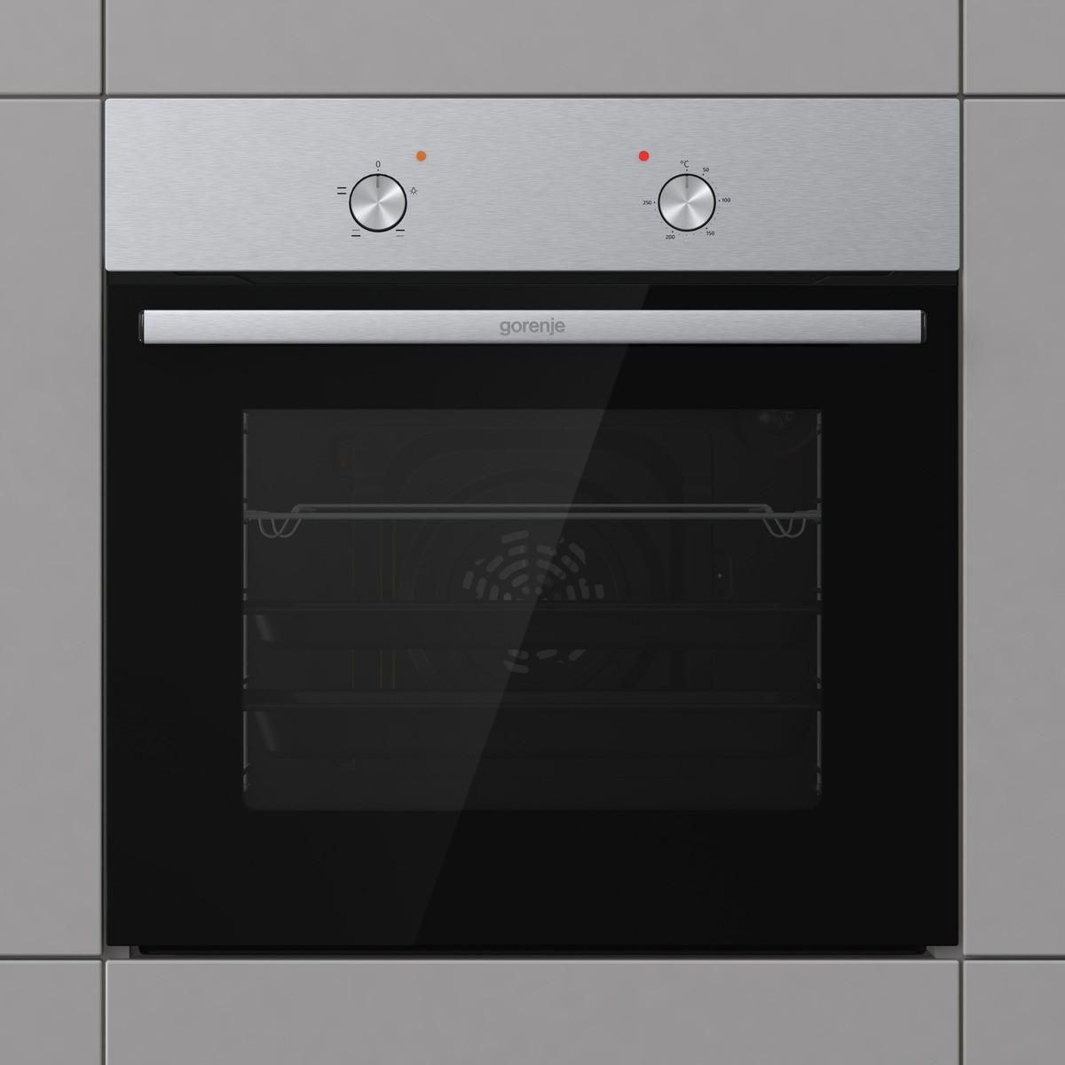 EINBAUBACKOFEN BO671703AX  - Edelstahlfarben, Trend, Metall (59,5/59,5/53cm) - Gorenje