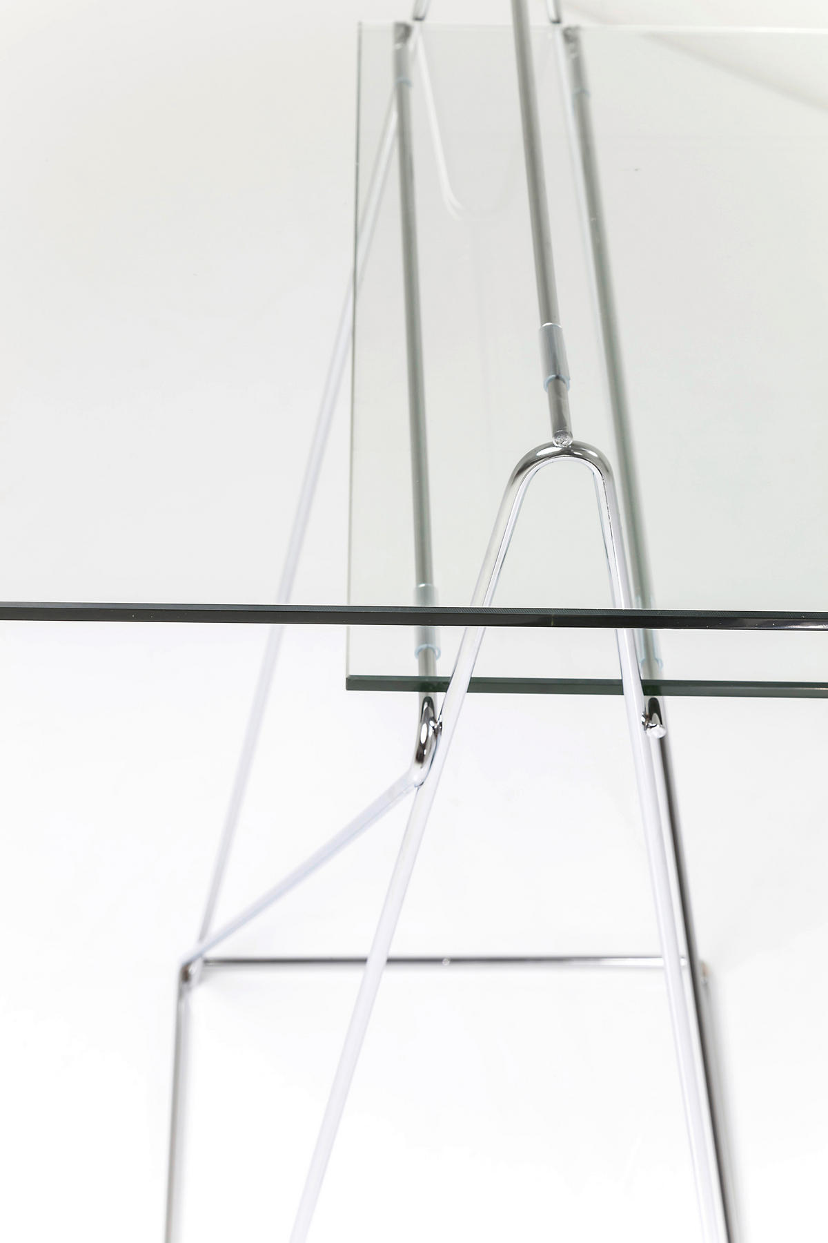 SCHREIBTISCH 130/65/74 cm  in  - LIFESTYLE, Glas/Metall (130/65/74cm) - Kare-Design
