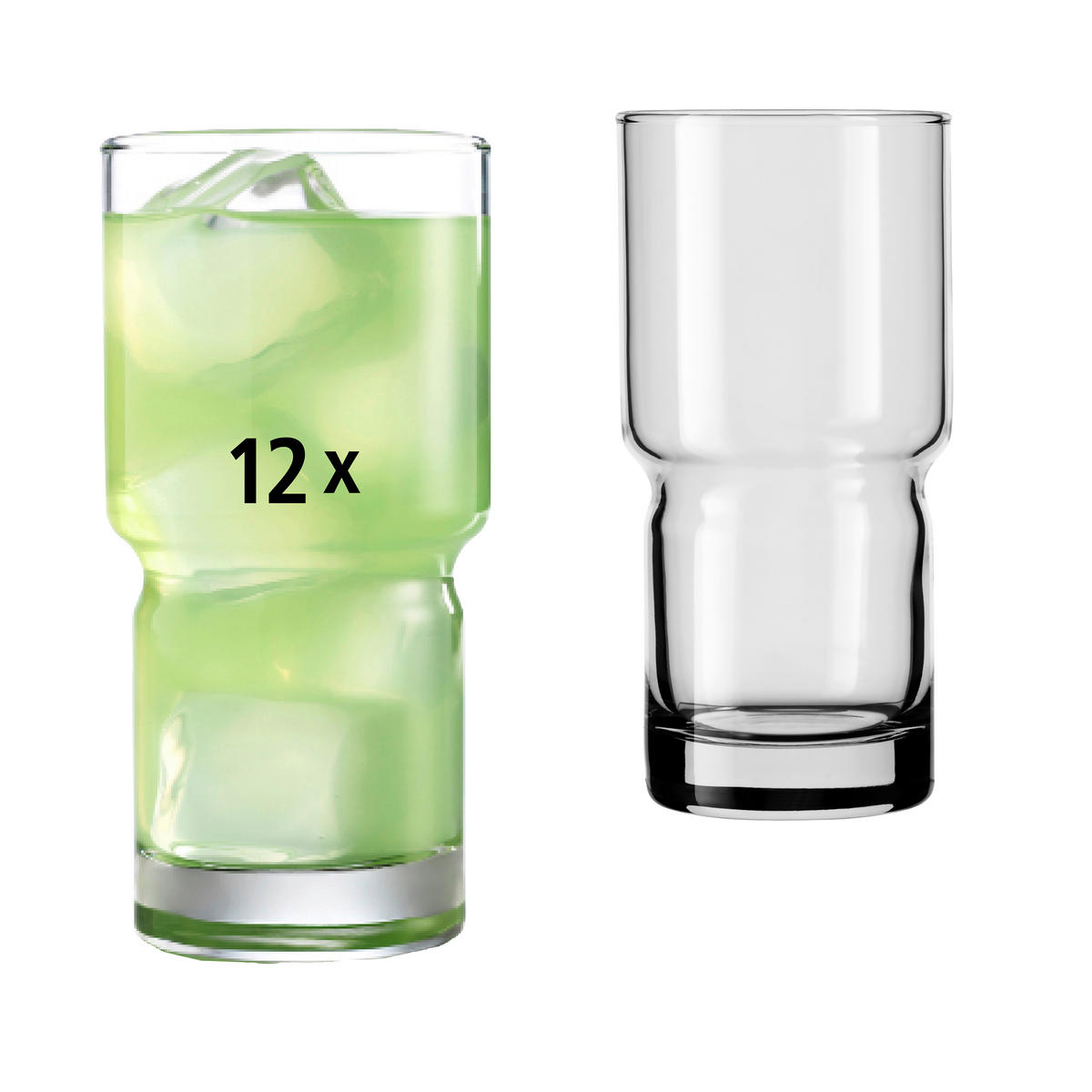 GLÄSERSET NEWTON  12-teilig  - Klar, Basics, Glas (7/14,5cm)