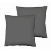 KOPFKISSENBEZUG 80/80 cm  - Anthrazit, Basics, Textil (80/80cm) - Fleuresse