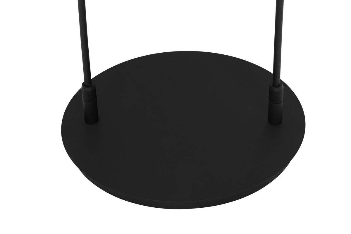 LED-STEHLEUCHTE 87/40/205,5 cm    - Schwarz, Design, Metall (87/40/205,5cm) - Dieter Knoll