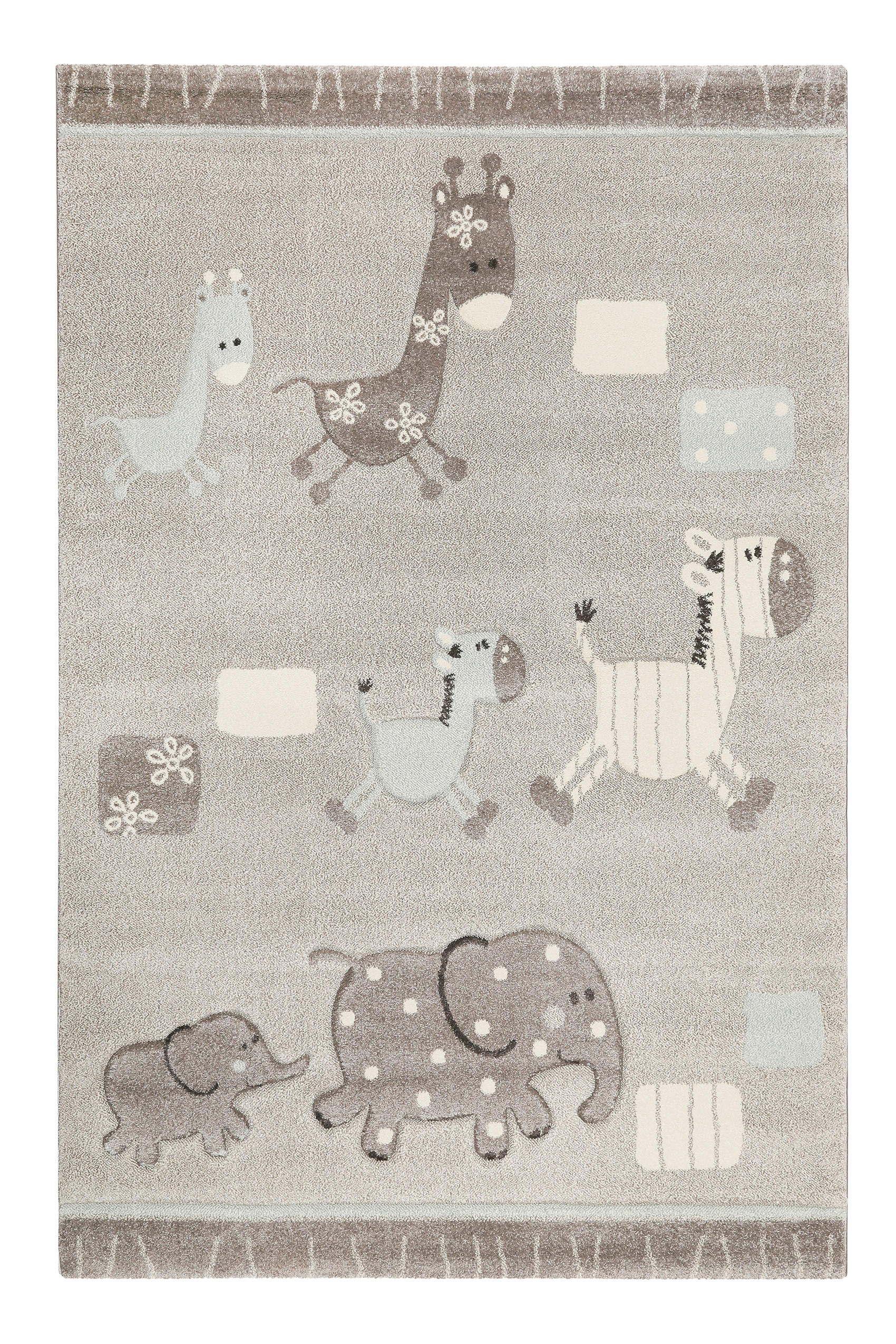 KINDERTEPPICH 200/290 cm Lucky Zoo  - Grau, Trend, Textil (200/290cm) - Esprit