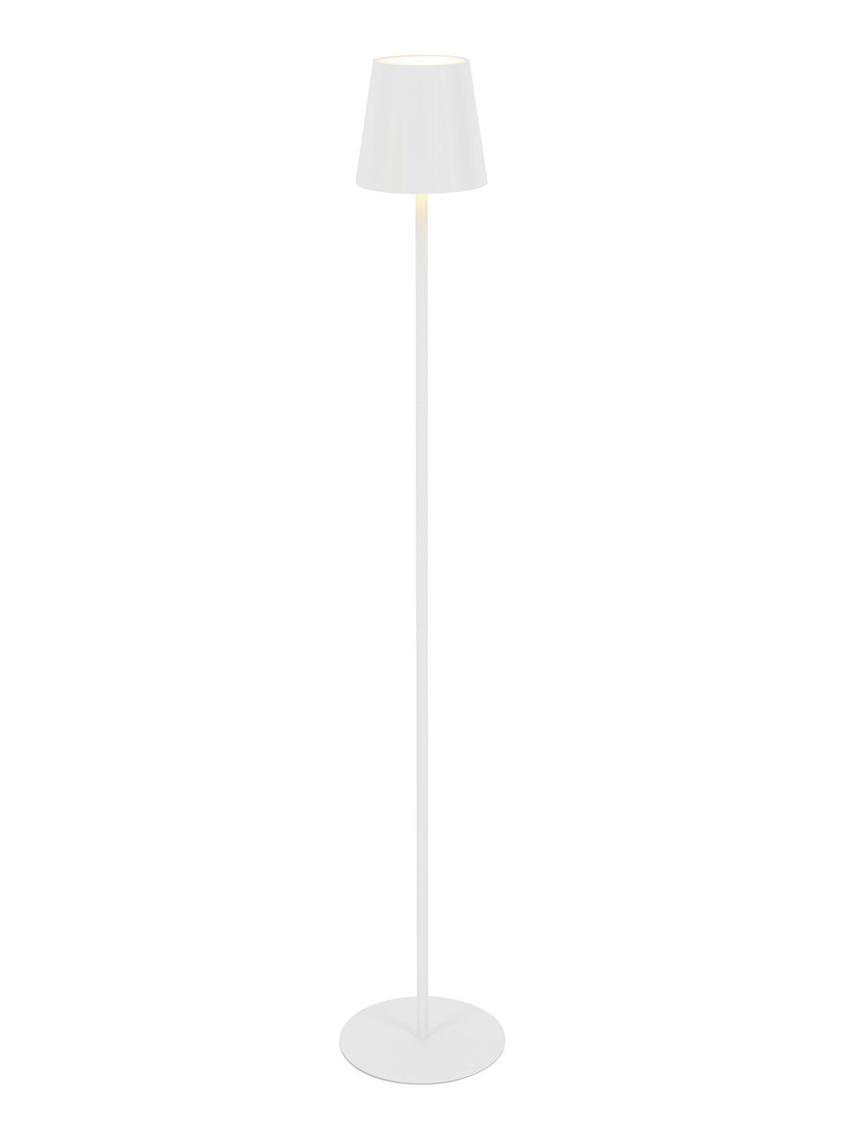 PODNA PUNJIVA SVJETILJKA Lauderdale  - bijela, Design, metal/plastika (22/130cm) - Novel