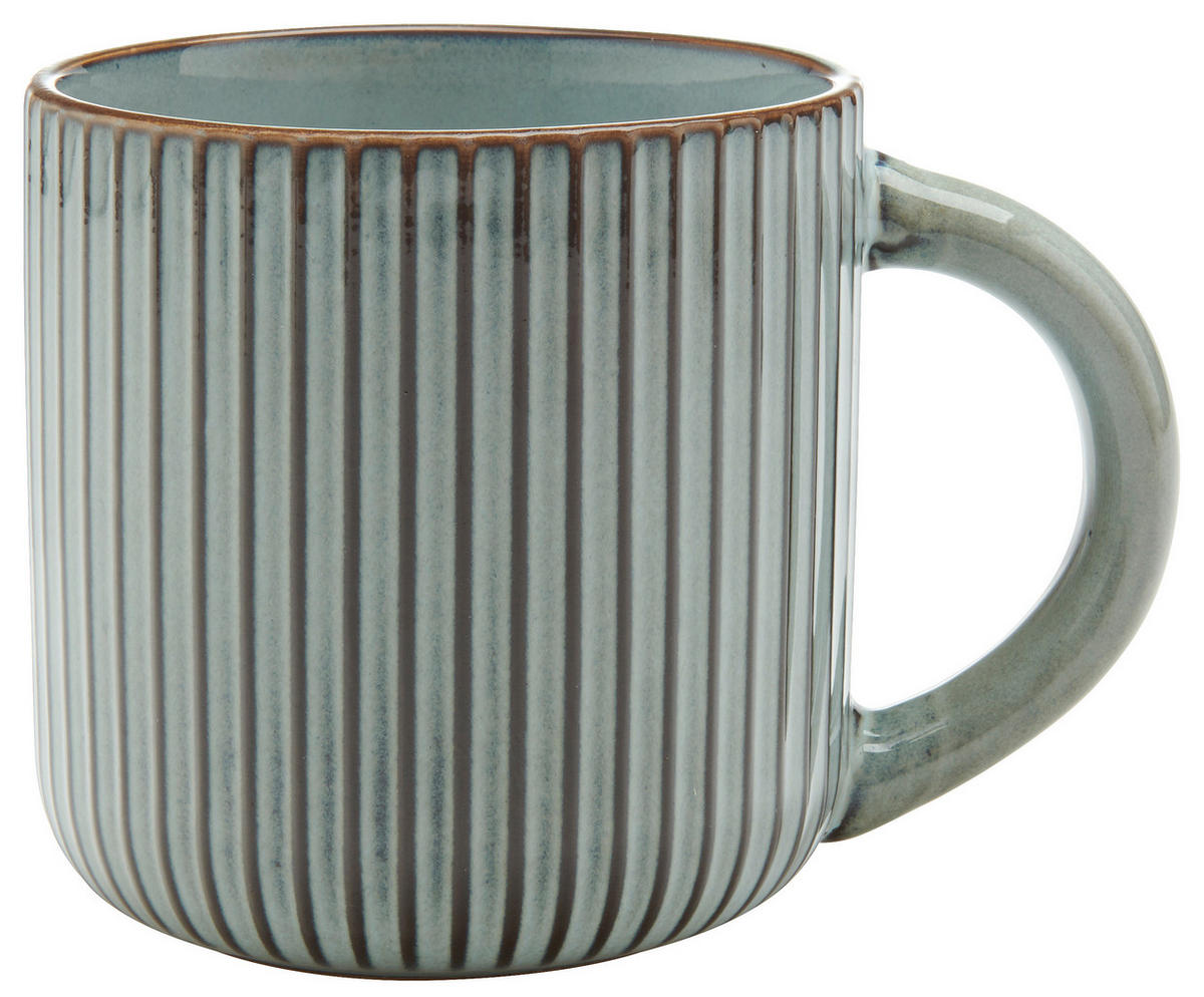 KAFFEEBECHER EARTH 540 ml  - Hellblau, Trend, Keramik (10,3/10,3cm) - Landscape