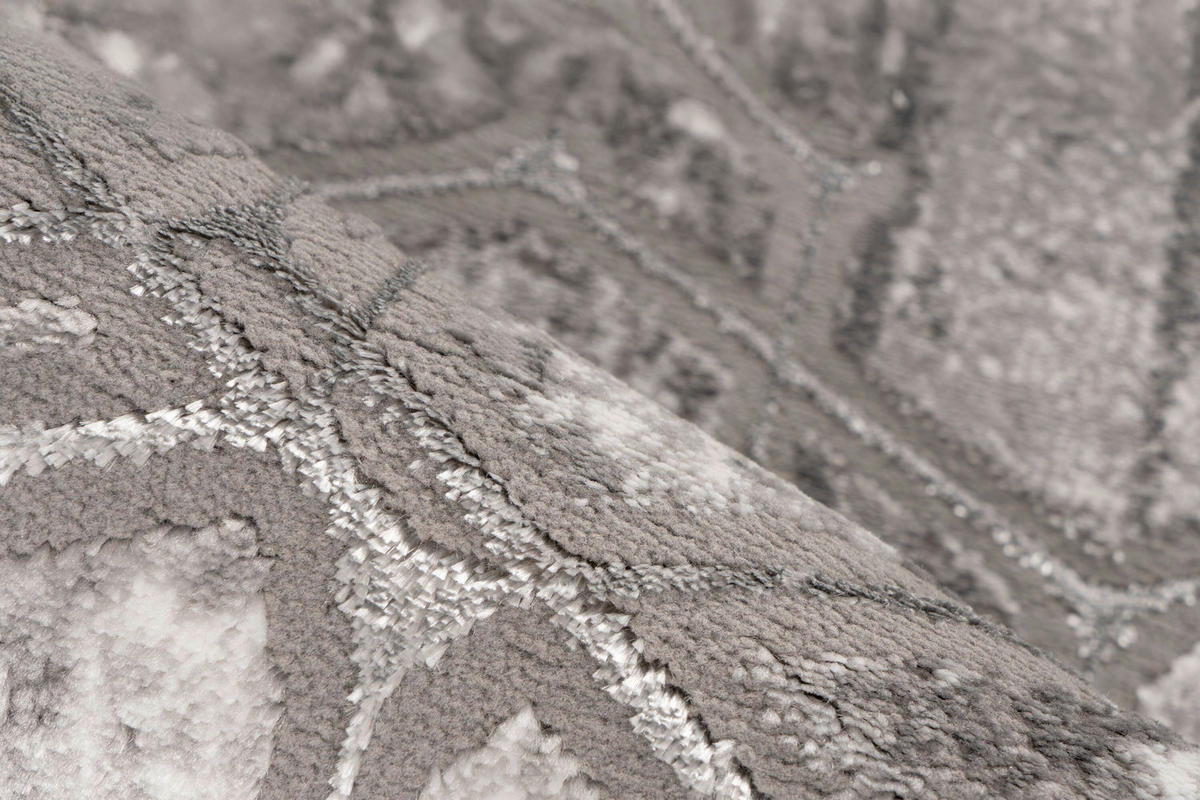 FLATVÄVD MATTA 80/300 cm  - silver, Basics, textil (80/300cm) - Kayoom