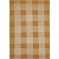 OUTDOORTEPPICH 123/180 cm Frida Weiß, Greige, Senfgelb  - Greige/Senfgelb, Trend, Textil (123/180cm) - Ambia Garden