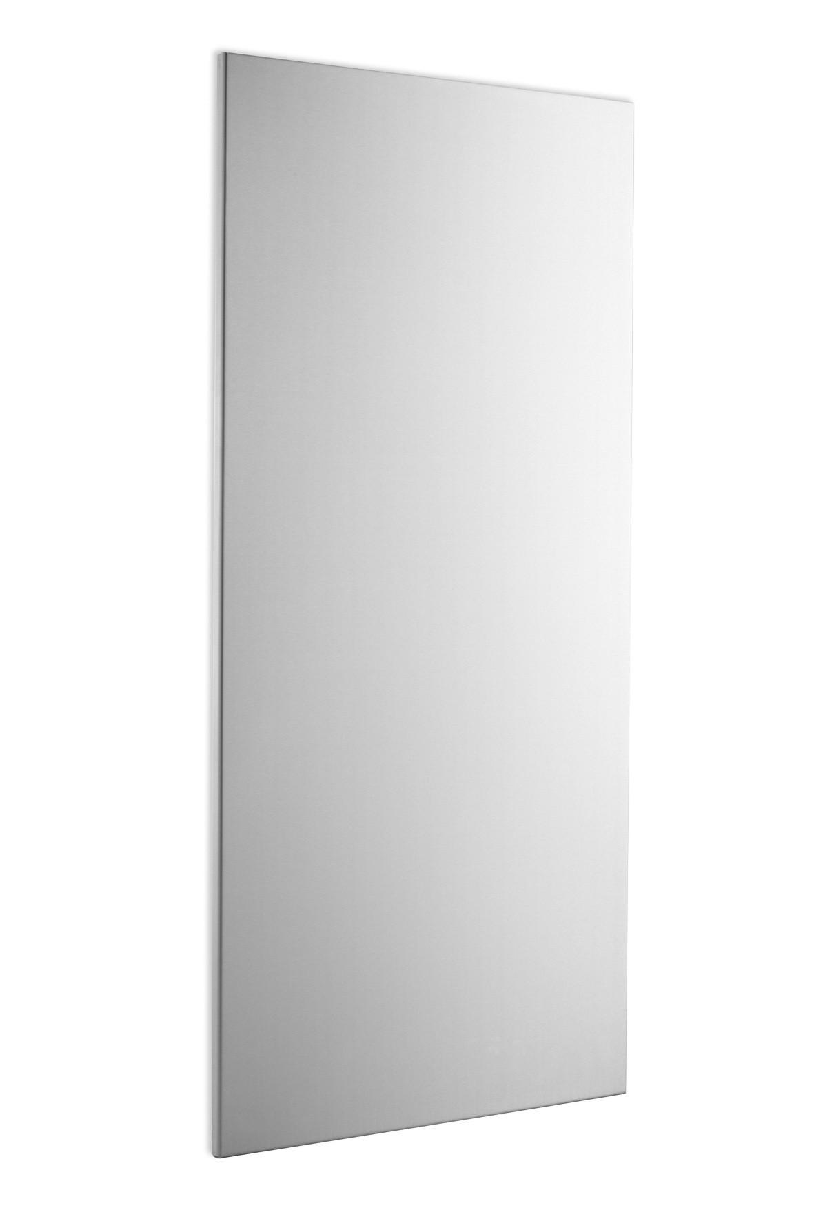 MAGNETTAFEL - Edelstahlfarben, MODERN, Metall (35/75/2cm) - Zack