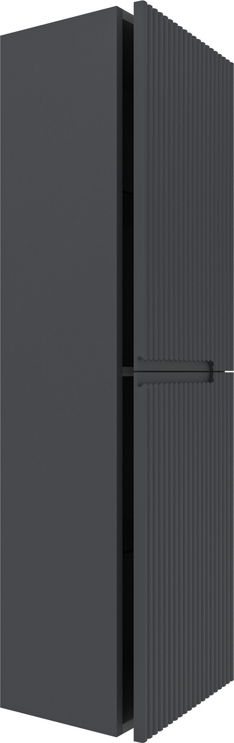 MIDISCHRANK 40/138/27 cm  - Anthrazit, MODERN, Glas/Holzwerkstoff (40/138/27cm) - MID.YOU