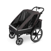 FAHRRADANHÄNGER   Tour 2  - Graubraun, Basics, Textil (81/53/56cm) - ABC Design