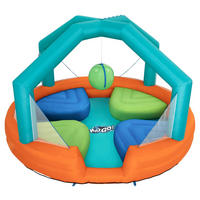SPIELPOOL WATER PARK H2OGO 450/268 cm  - Multicolor, Basics, Kunststoff (450/268cm) - Bestway