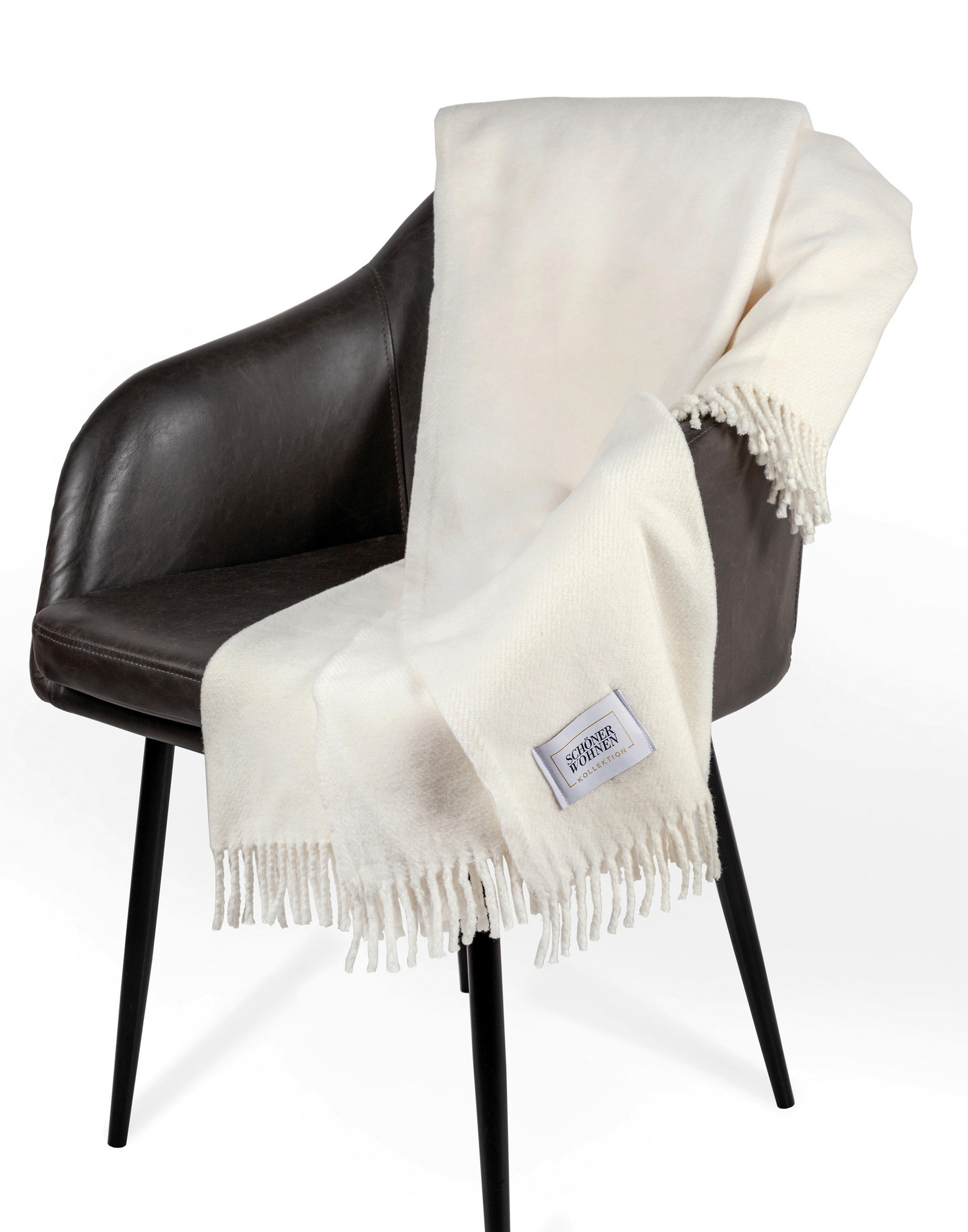 PLAID SW-BASICS  - Creme, Basics, Textil (140/200cm) - Schöner Wohnen