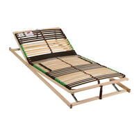 LATTENROST 120/200 cm Kopfteil, Fußteil verstellbar, Birke, Buche  - Naturfarben/Braun, Basics, Holz/Kunststoff (120/200cm) - Novel