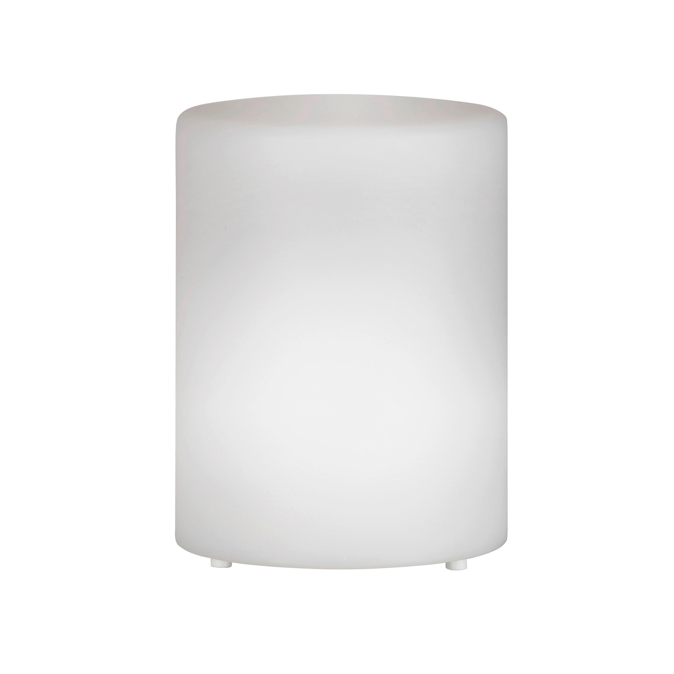 AKKU-TISCHLEUCHTE Ceppo 11/15 cm   - Weiß, KONVENTIONELL, Kunststoff (11/15cm)