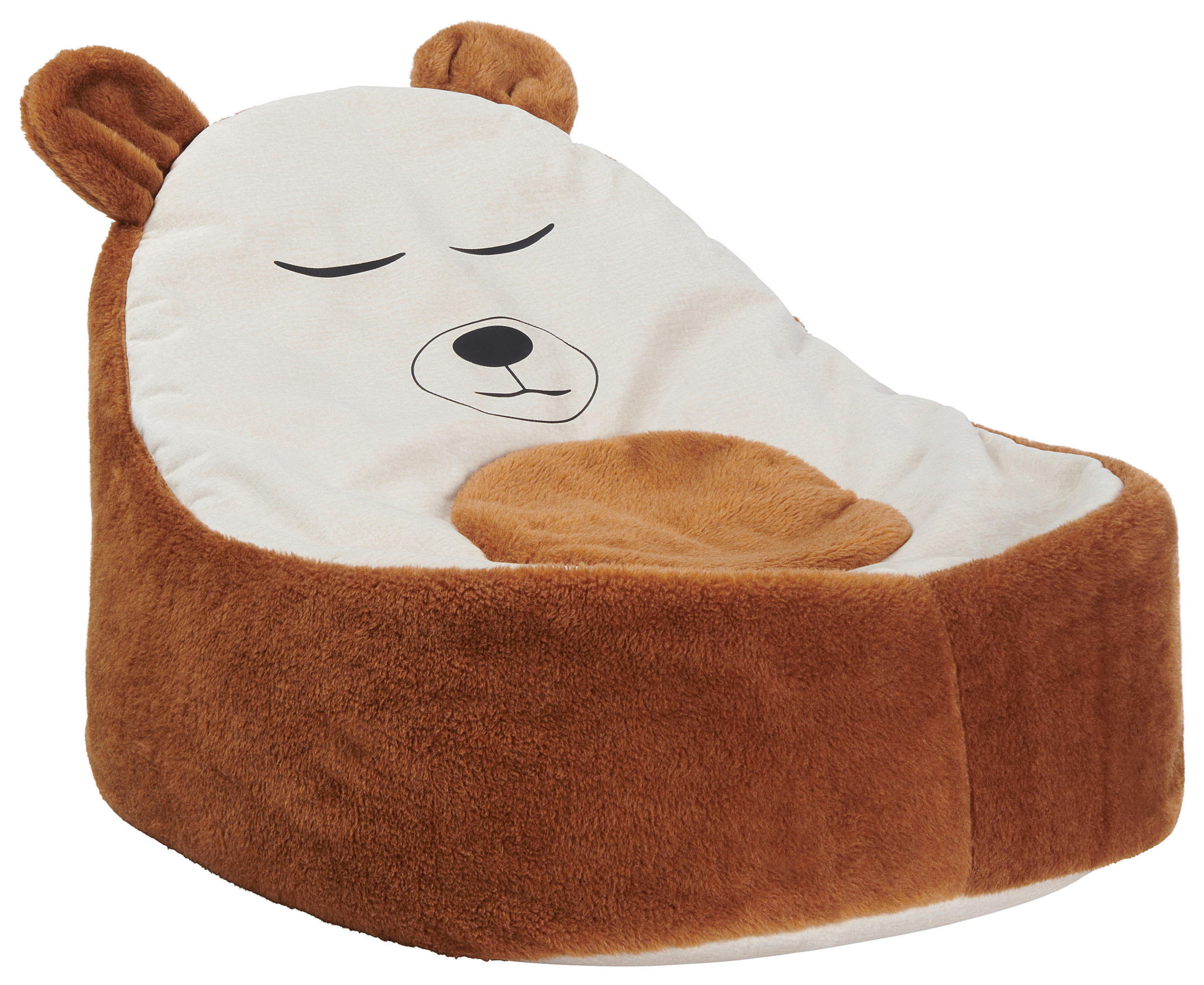 FOTOLIU PUF 120 l  - maro/bej, Design, textil (65l) - Carryhome