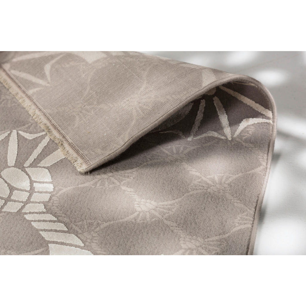 Thumbnail - Joop! Webteppich Cornflower Double, Hellgrau, Textil, Raute, rechteckig, 170x240 cm, für Fußbodenheizung geeignet, in ve...