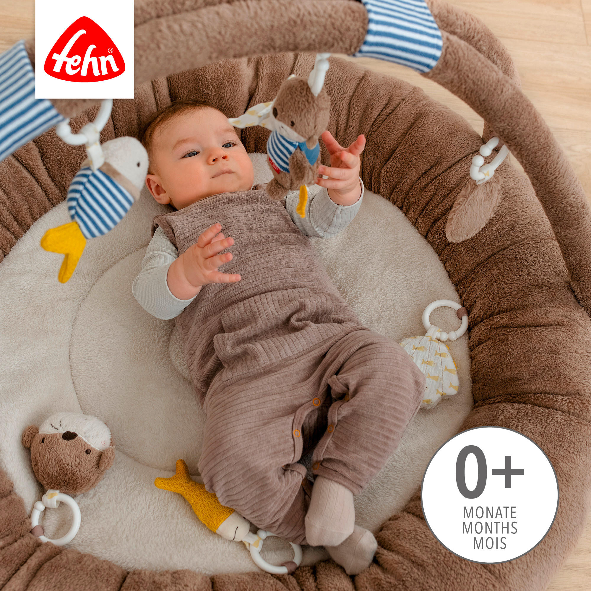 SPIELBOGEN - Multicolor, Basics, Textil (85/87/49cm) - Fehn