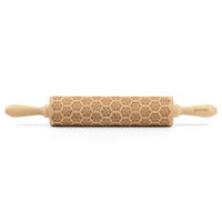 MOTIV-TEIGROLLE - Naturfarben, Basics, Holz (43/6/6cm) - Folkroll