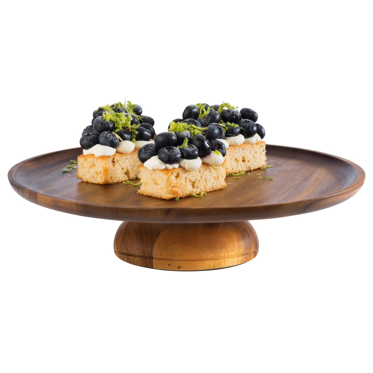 SERVIERPLATTE ACACIA  - Mokka, Basics, Holz (33/33/8cm)