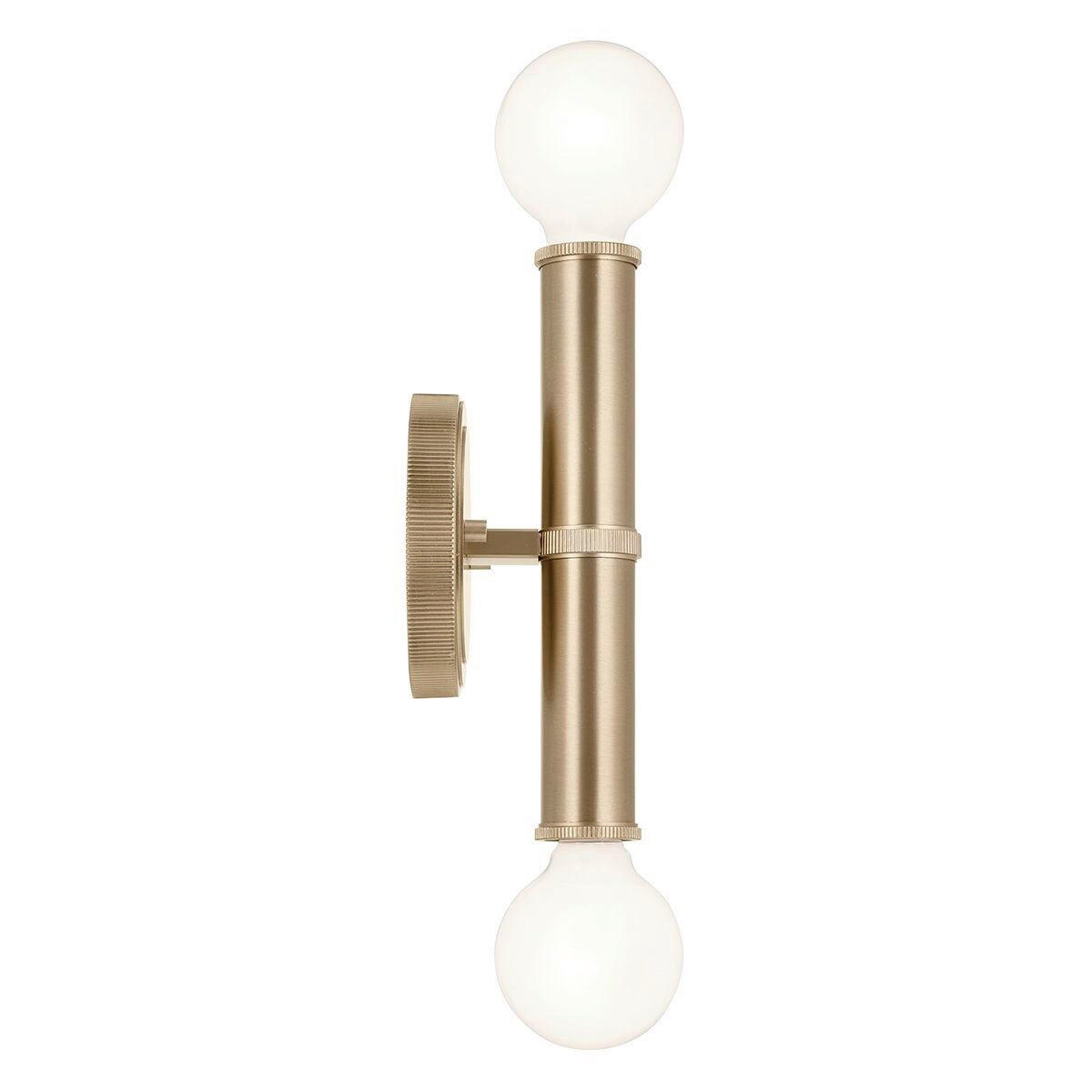 BADEZIMMER-WANDLEUCHTE Torche 42/12,7/10,2 cm  - Champagner, KONVENTIONELL, Metall (42/12,7/10,2cm) - Elstead Lighting