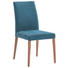 STUHL in Holz, Textil Blau, Nussbaumfarben - Blau/Nussbaumfarben, Design, Holz/Textil (49/96/65cm) STUHL in Holz, Textil Blau, Nussbaumfarben - Blau/Nussbaumfarben, Design, Holz/Textil (49/96/65cm)