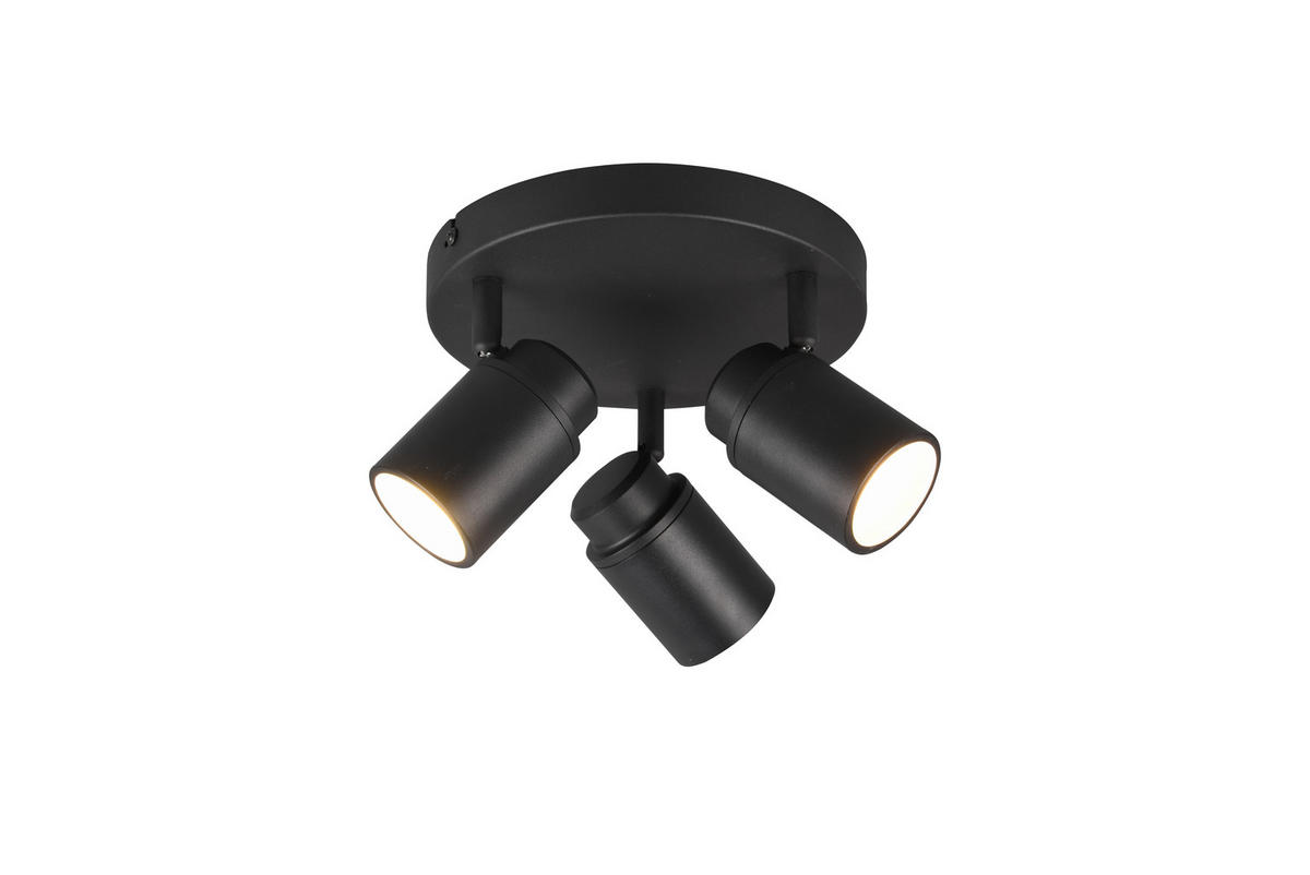 STRAHLER Angelo 20/15 cm   - Schwarz, KONVENTIONELL, Metall (20/15cm) - Trio Leuchten