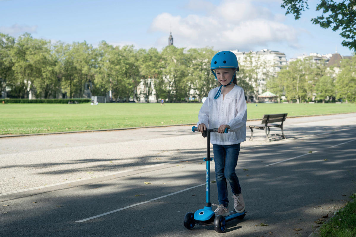 KINDER-E-SCOOTER  - Hellblau, LIFESTYLE, Kunststoff (62,0/29,0/76,0cm) - GLOBBER