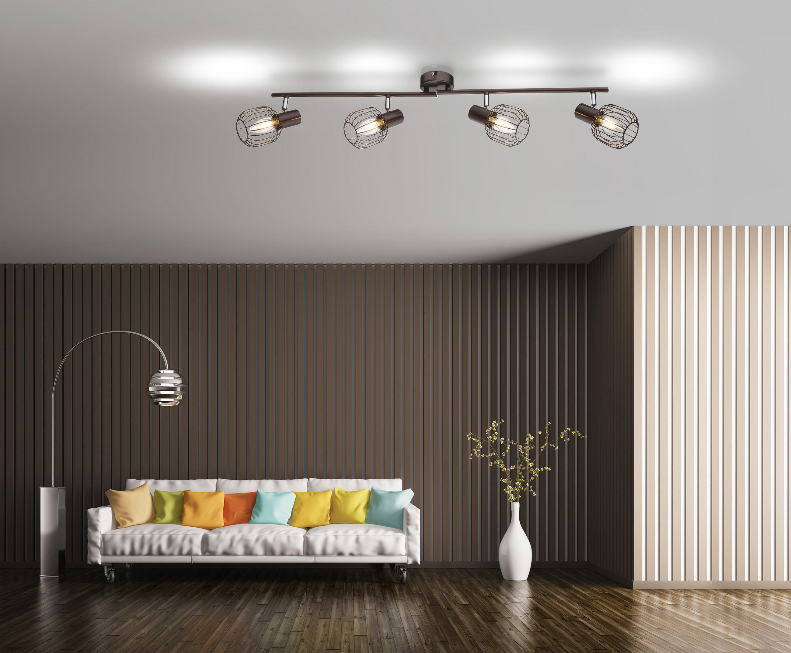 STRAHLER - Bronzefarben, Trend, Metall (84/15cm) - Globo