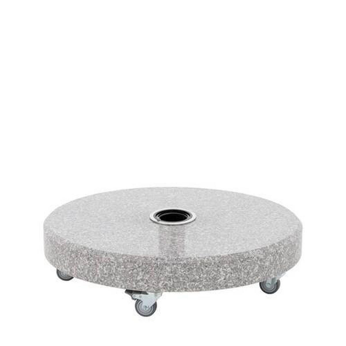 SONNENSCHIRMSTÄNDER Granit Grau  - Grau, Basics, Stein (56/9/56cm) - Doppler