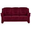 3-SITZER-SOFA in Mikrofaser Rot  - Beige/Rot, Konventionell, Textil/Metall (198/100/89cm) - Beldomo Comfort