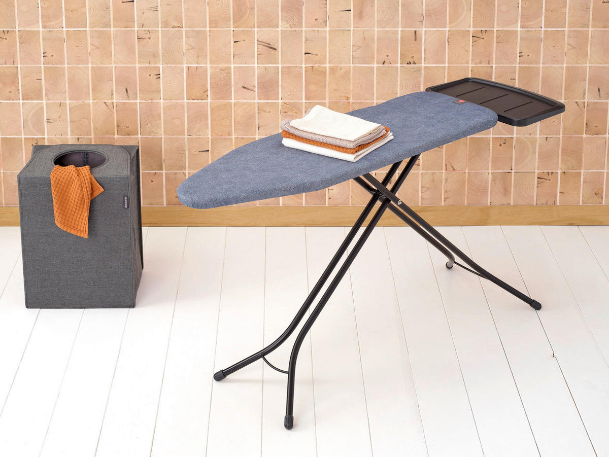 BÜGELBRETT - Blau, Basics, Textil (46/163/7cm) - Brabantia