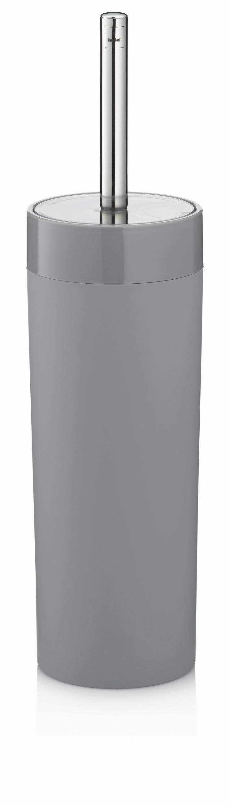 WC-GARNITURA S ŠČETKO - srebrne barve/siva, Konvencionalno, kovina/umetna masa (9,0/37,5cm) - Kela