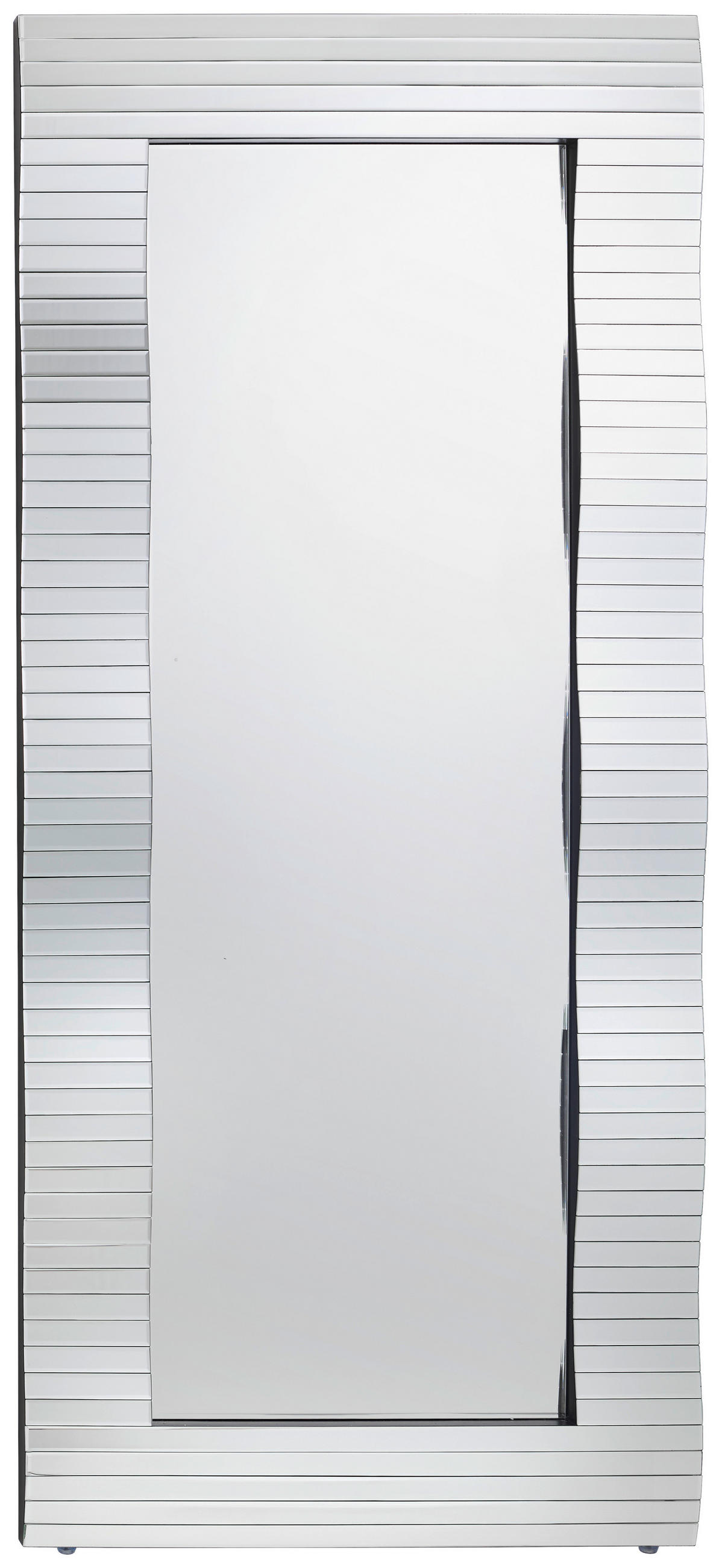 WANDSPIEGEL 80/180/5 cm  - Silberfarben, Lifestyle, Glas/Holzwerkstoff (80/180/5cm) - Xora